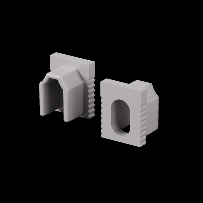 Комплект заглушек (для профиля 08×09) 10 шт., MAYTONI ALM-0809-EC 642069