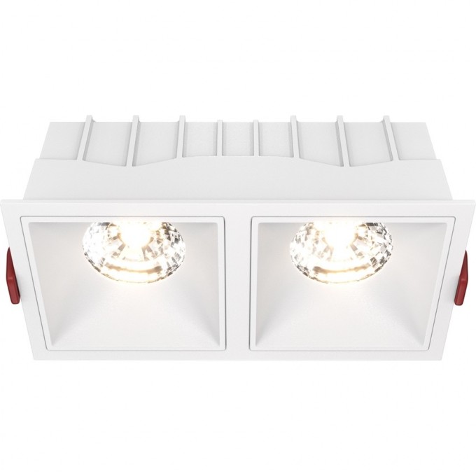 Встраиваемый светильник MAYTONI ALFA LED DL043-02-15W3K-D-SQ-W